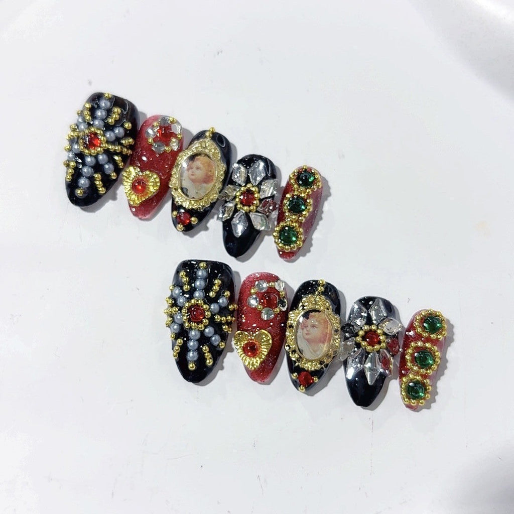 Prima Donna by Gattina, luxury hand-crafted press-on nails