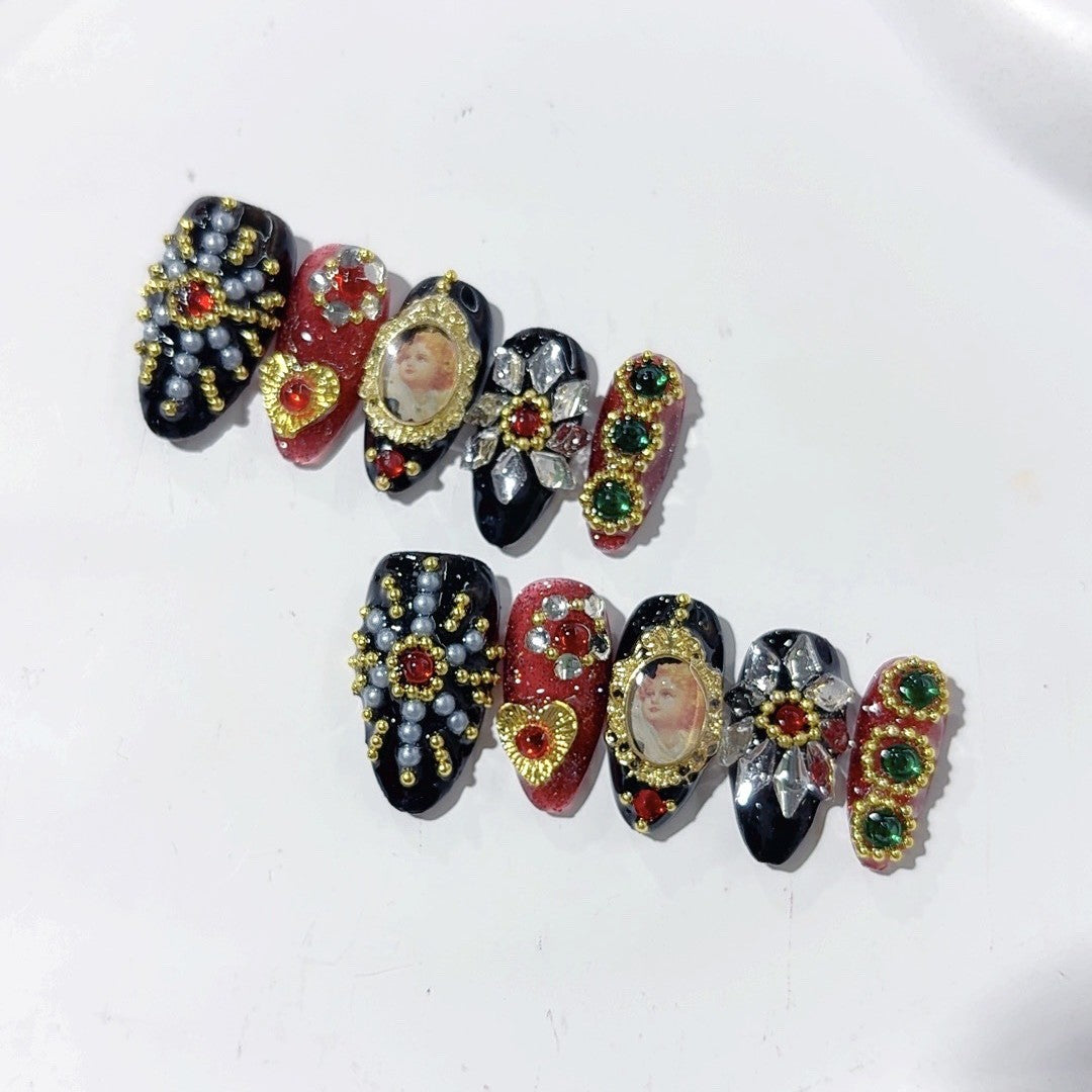 Prima Donna by Gattina, luxury hand-crafted press-on nails
