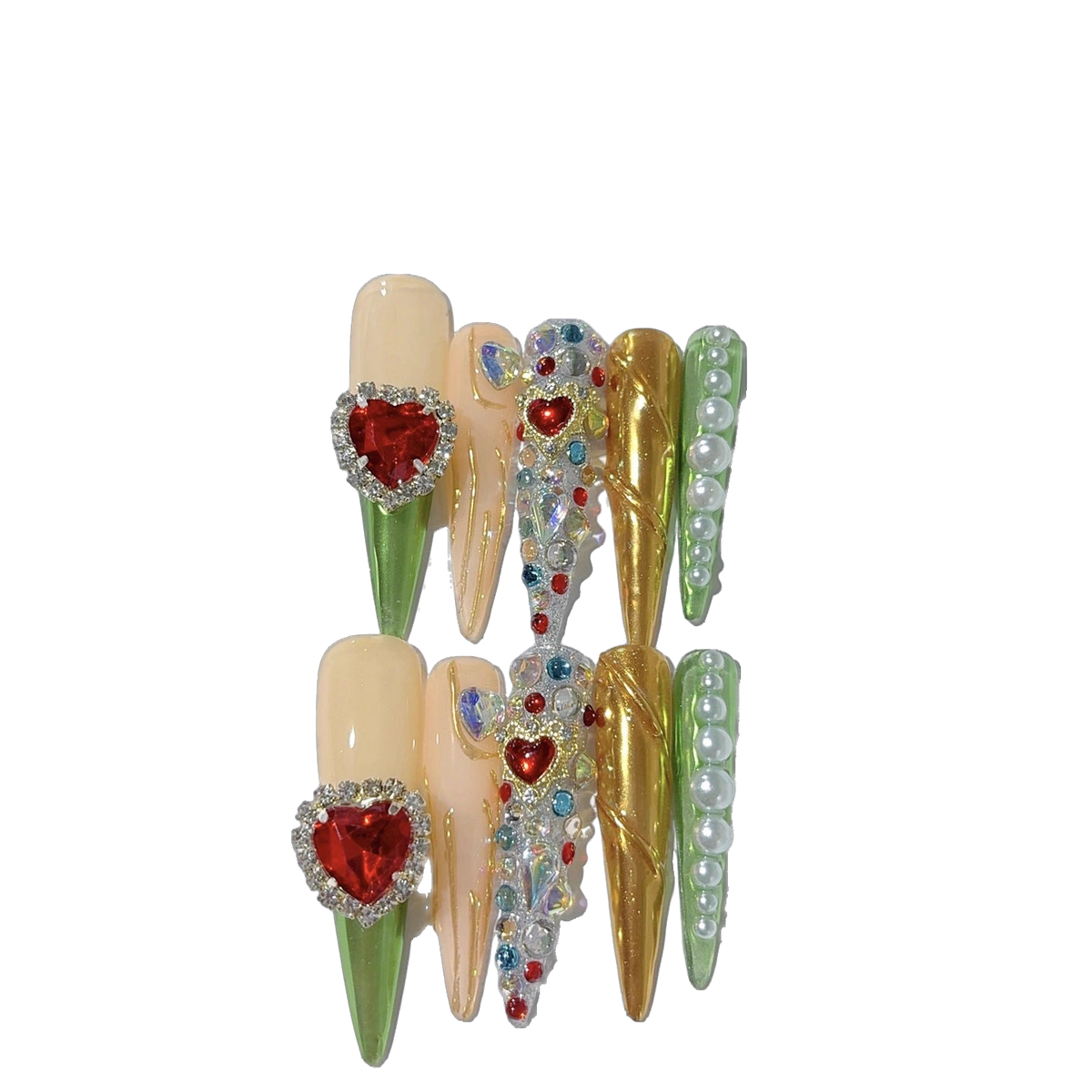 Palais Royal by Gattina, luxury hand-crafted press-on nails