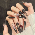 Nocturne by Gattina, luxury hand-crafted press-on nails