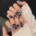 Fallen Angel by Gattina, luxury hand-crafted press-on nails