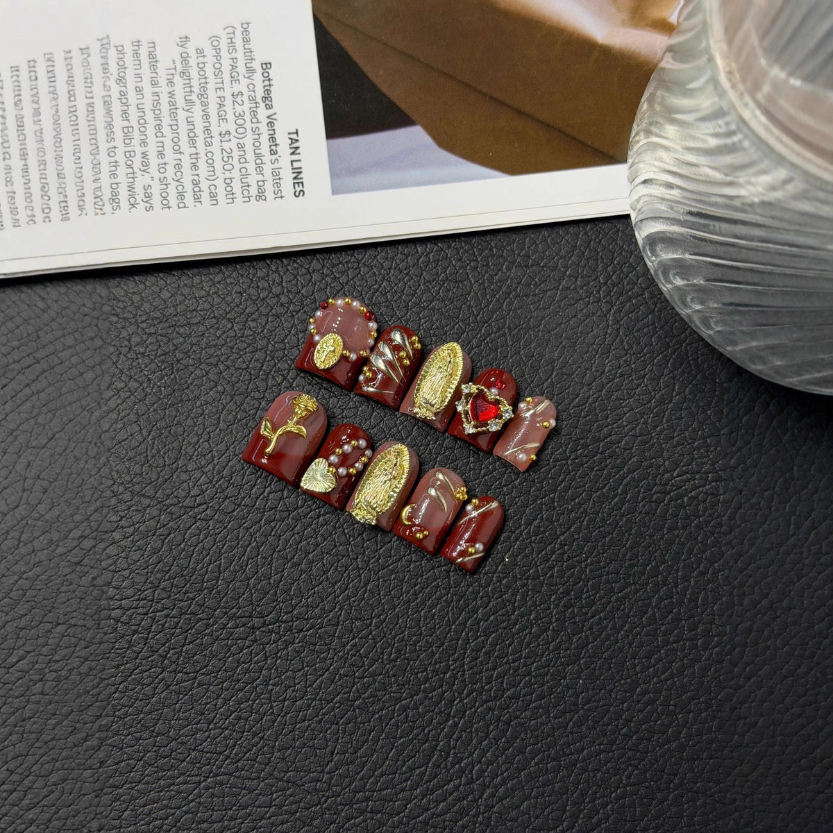 Lover by Gattina, luxury hand-crafted press-on nails