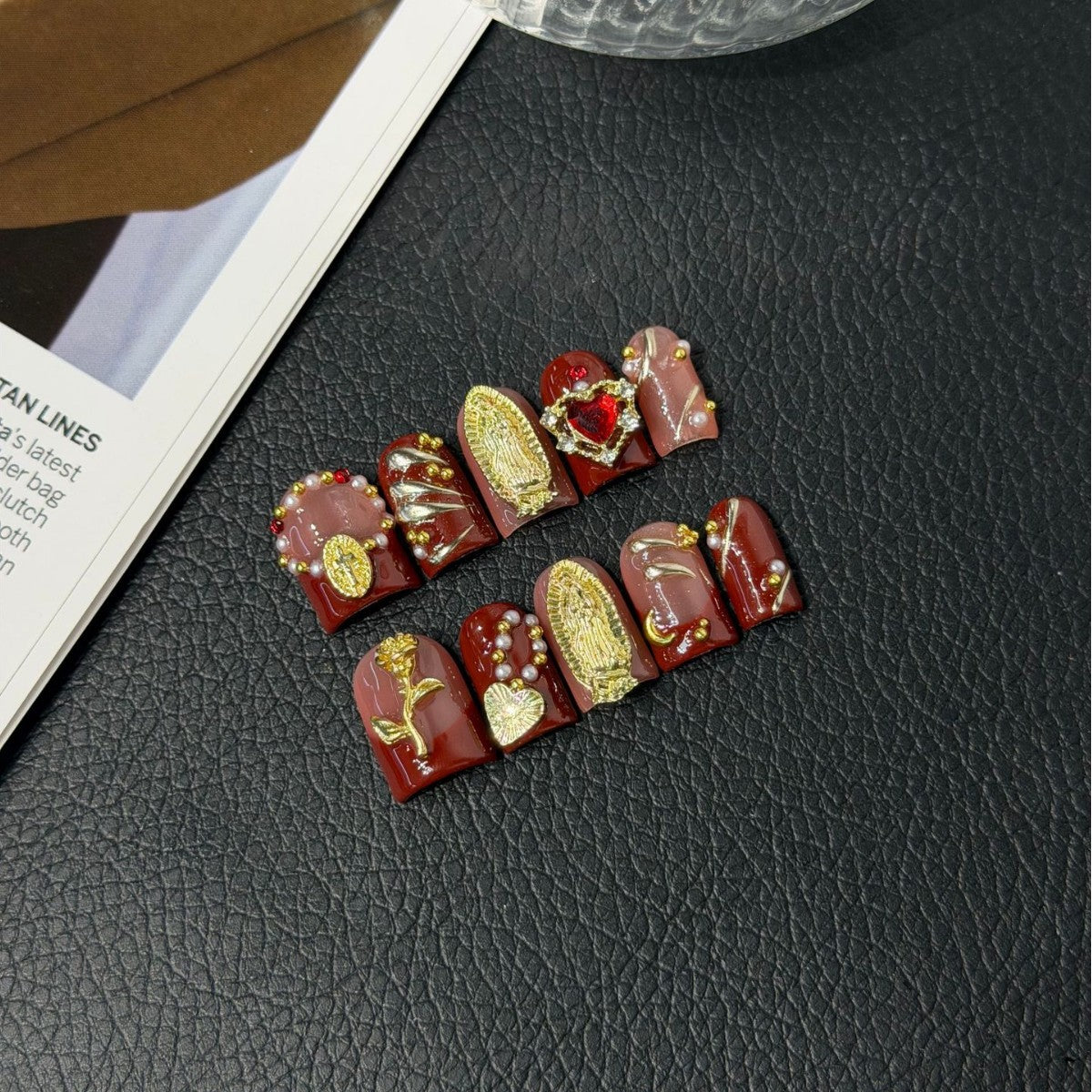 Lover by Gattina, luxury hand-crafted press-on nails
