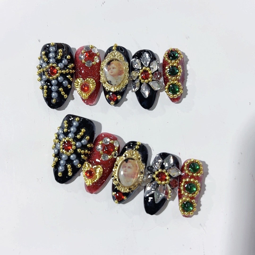 Prima Donna by Gattina, luxury hand-crafted press-on nails
