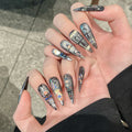 Pharaoh's Curse by Gattina, luxury hand-crafted press-on nails