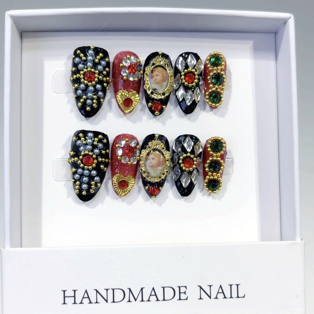 Prima Donna by Gattina, luxury hand-crafted press-on nails
