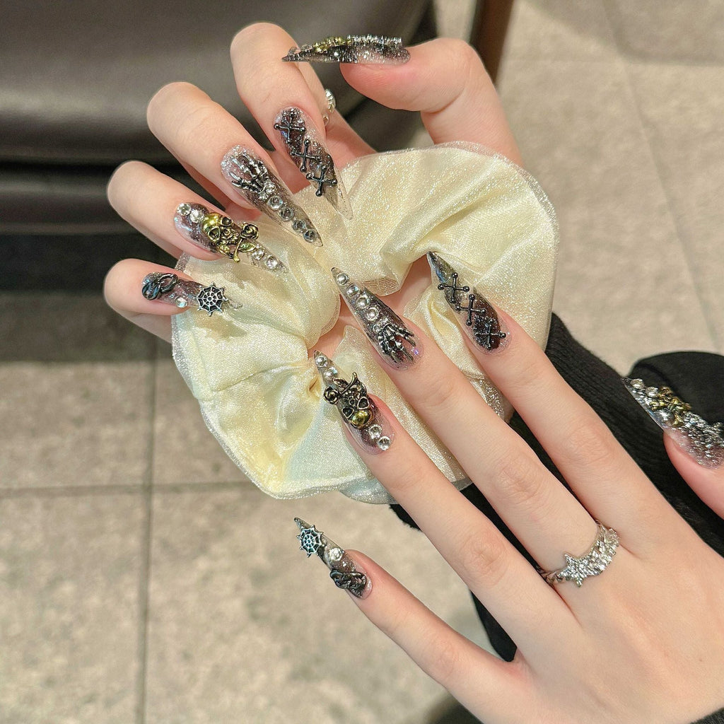 Relic by Gattina, luxury hand-crafted press-on nails