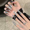 Ink & Glitter by Gattina, luxury hand-crafted press-on nails
