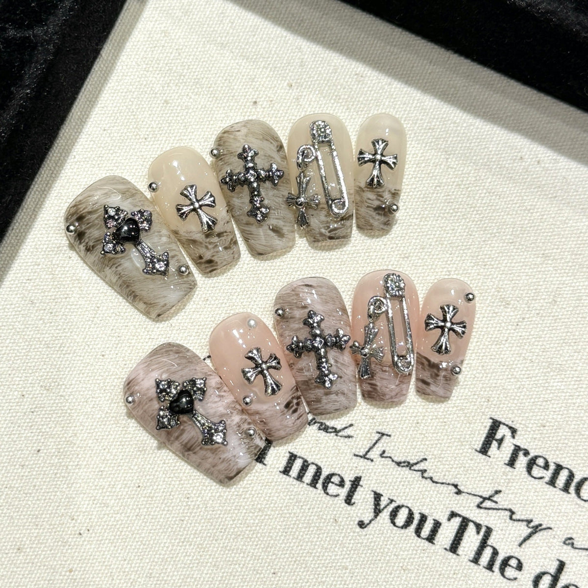 Sanctuary by Gattina, luxury hand-crafted press-on nails