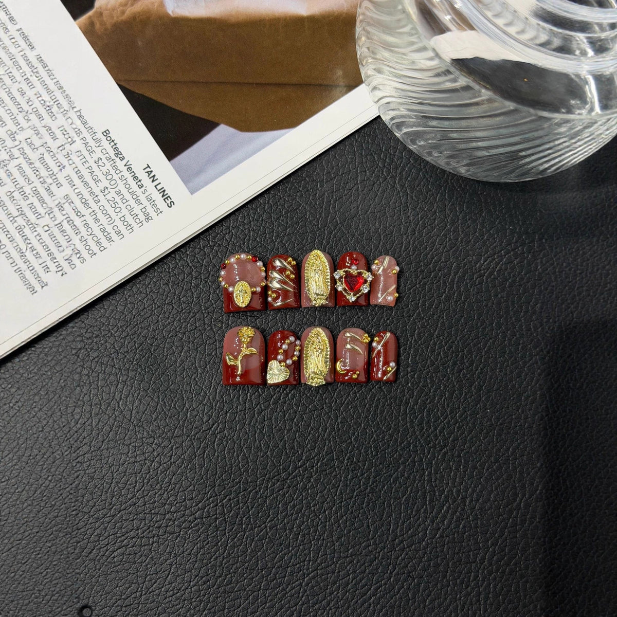 Lover by Gattina, luxury hand-crafted press-on nails