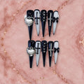 Heart & Cross by Gattina, luxury hand-crafted press-on nails