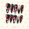 Enchanted Woods by Gattina, luxury hand-crafted press-on nails